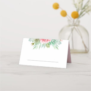 Succulents Bröllop Placeringskort