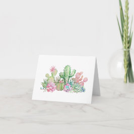 Succulents & Cacti Anteckningskort
