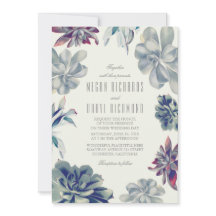 Succulents Greenery Botanical Bröllop