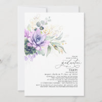 Succulents Greenery Guld Lämnar Boho Studenten in