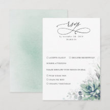 Succulents Greenery och Silver Bröllop OSA