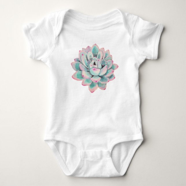 Succulicious för baby tee (Framsida)