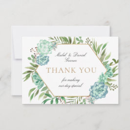 Succulric Geometric Ram Bröllop - tackkort Tack Kort