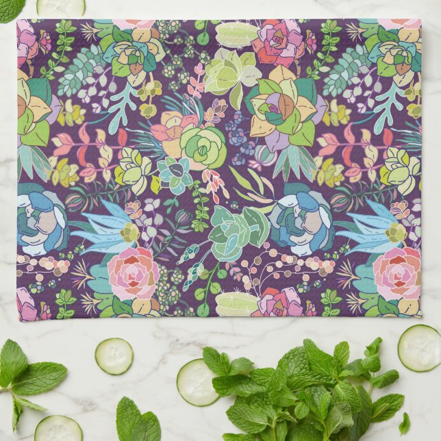 Succuls Cactus  kökshanddukar (Vikta)