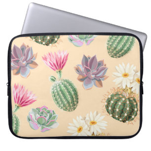 Succulus Cactus: High Detail Mönster Laptop Fodral