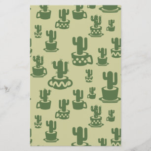 Succulus cactus silhouette i kopp och pots Pappra