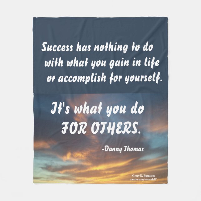 SUCESS-DANNY THOMAS FLEECEFILT (Framsidan)