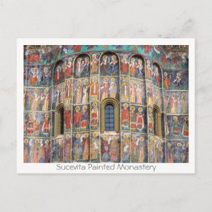 Sucevita målade kloster vykort