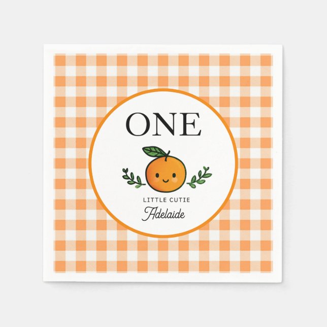 Such a Cutie Birthday Paper Napkin Pappersservett (Framsidan)