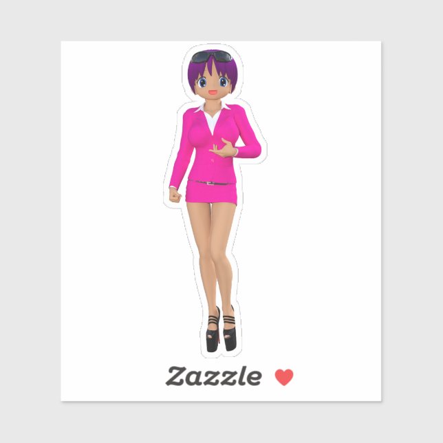 Suchawira BusinessLady Klistermärken (Ark)