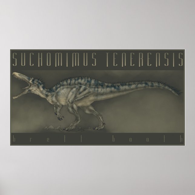Suchomimus tenerensis poster (Framsidan)