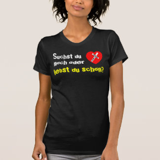 Suchst du noch oder lebst du schon? - Jesus Siegt Tee Shirt