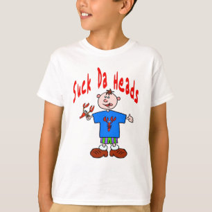 Suck Da-huvuden: Tecknaden för barns Kräftor Tee Shirt