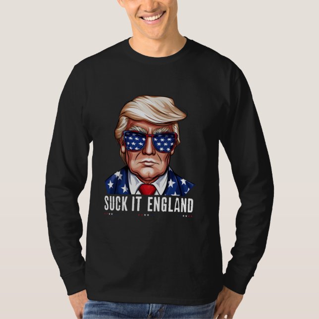 Suck det England, 4:e juli T Shirt (Framsida)