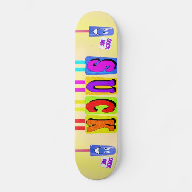 Suck Icepops Skateboard (Framsida)