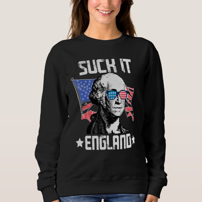 Suck It England 4:e juli T Shirt (Framsida)