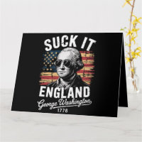 Suck It England 4 juli George Washington 1776