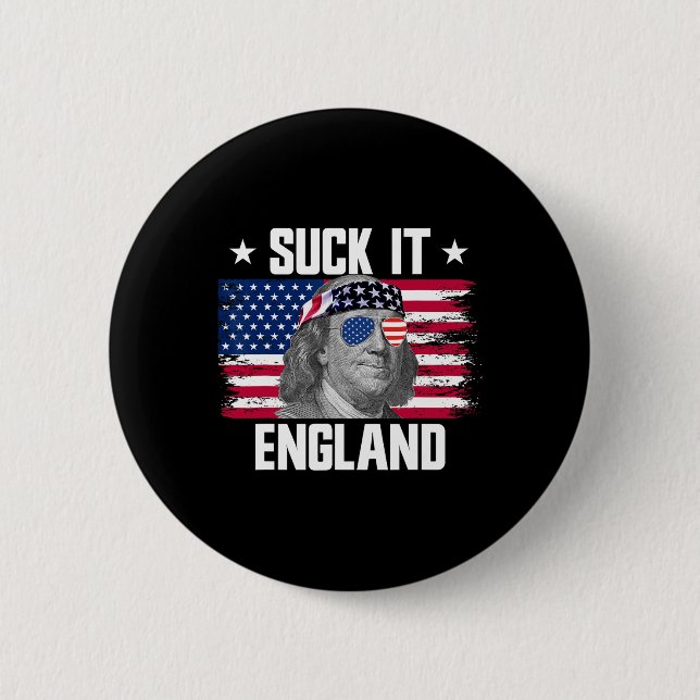 Suck It England Ben Franklin Founding fathers 4:e Knapp (Framsida)