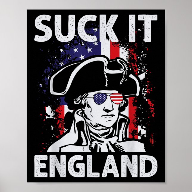 Suck It England Lusnyj 4:e minnesdagen i juli Poster (Framsidan)