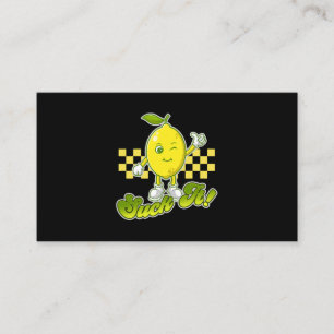 Suck it Grönt Lime Lemon Kärlek Funny Mexikanska P Visitkort