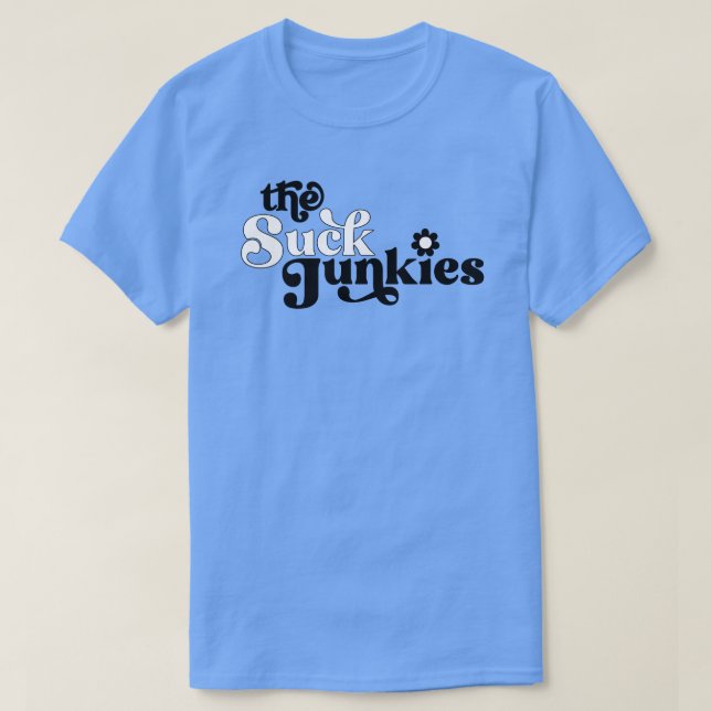 Suck Junkies Blue Tee (Design framsida)
