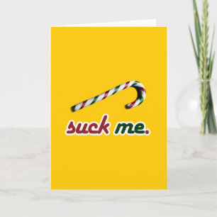 SUCK ME CANDY CANE HELGKORT