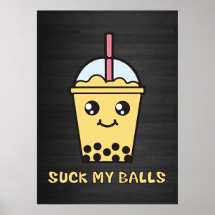 Suck min Bollar (Bubble Tea) Poster