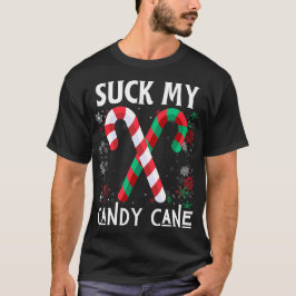 Suck min Candy cane ugga julsötare T Shirt