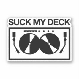 Suck min Deck Klistermärken