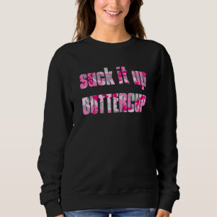 Suck upp Butterkopps Rosa Camo Gym Fitness Workout T Shirt
