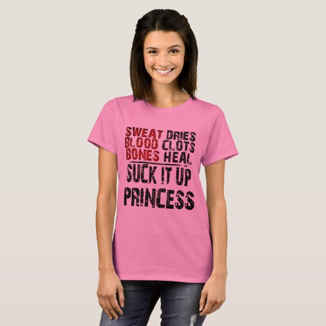 Suck upp Princess Tee (Hel framsida)