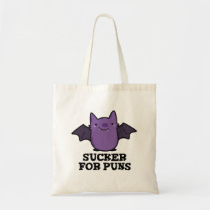Sucker for Puns Funny Baby Fladdermus Pun Tygkasse