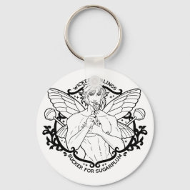 "Sucker for Sugarplum" Nyckelkedja Nyckelring