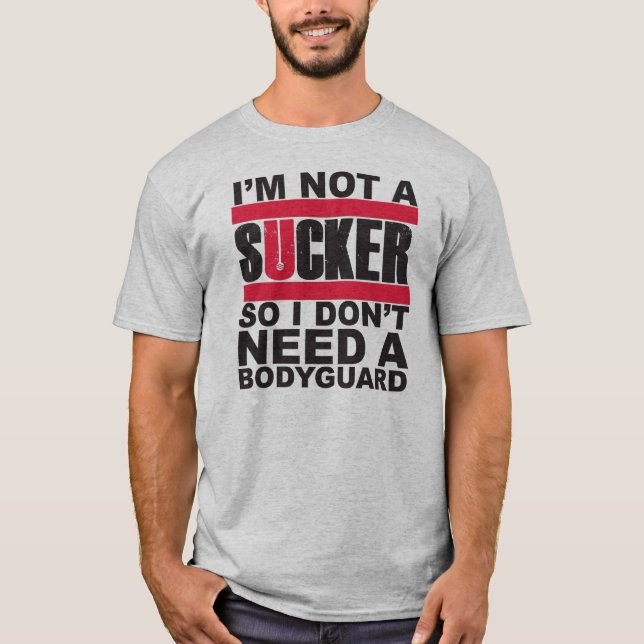 SUCKER!!! T-SHIRT (Framsida)