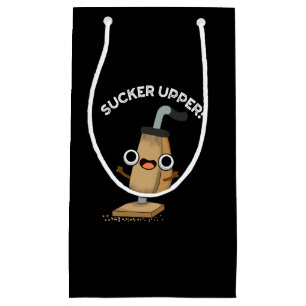 Sucker Upper Funny Vacuum Cleaner Pun Mörk BG