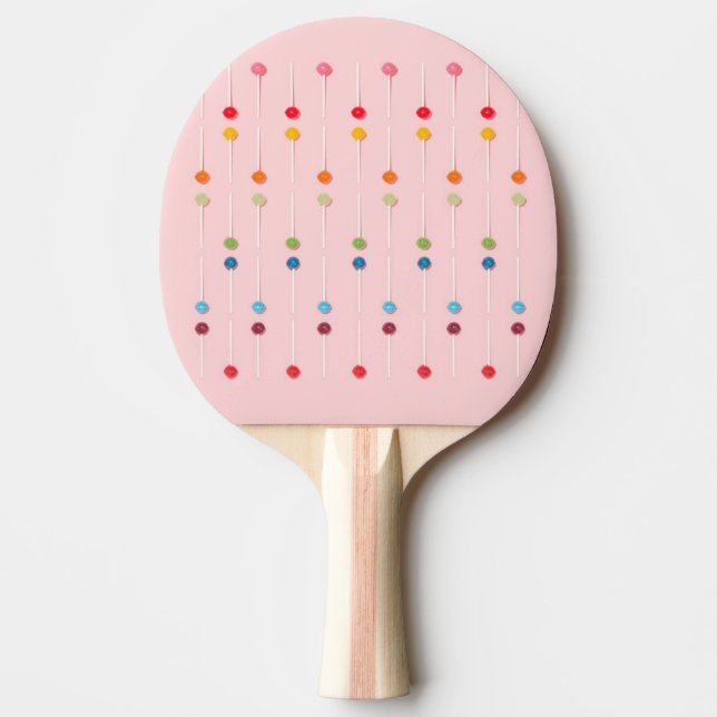 Suckers Lollypop Candy Rainbow Pingisracket (Framsidan)