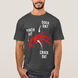 Suckhuvuden Pinch Svan Funny Kräftor Boil Seafood T Shirt