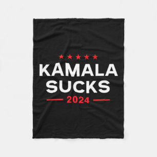Sucks 2024 Anti Kamala Harris Fleecefilt