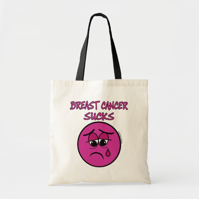 SUCKS.. bröstcancer Tygkasse (Framsidan)