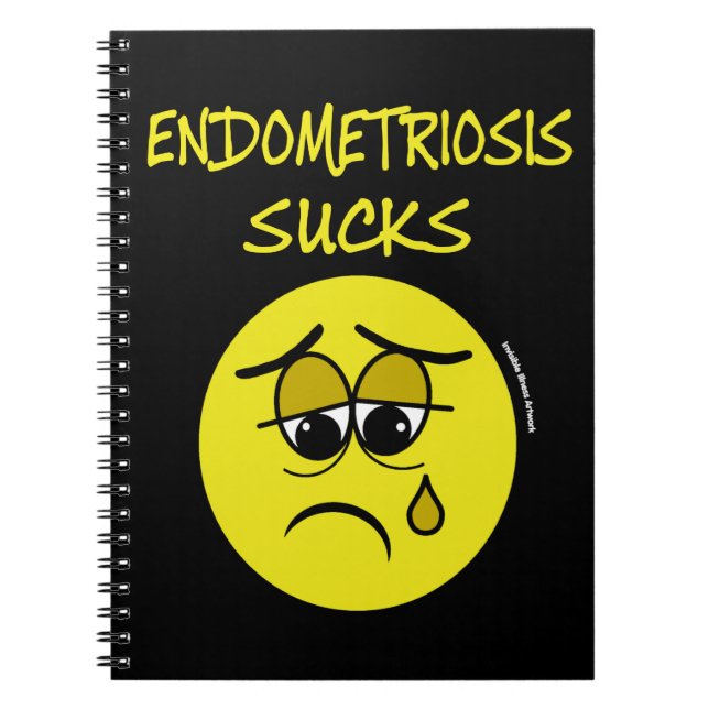 SUCKS...Endometrios Anteckningsbok (Framsidan)