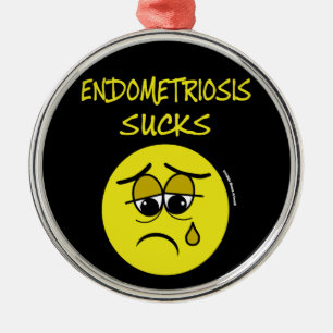 SUCKS...Endometrios Julgransprydnad Metall