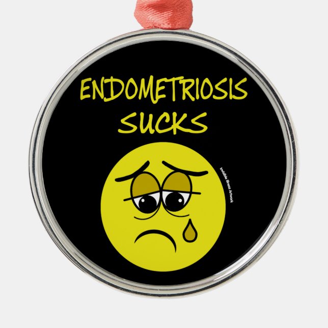SUCKS...Endometrios Julgransprydnad Metall (Framsidan)