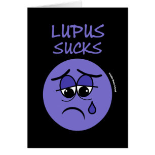 SUCKS.. Lupus Hälsningskort