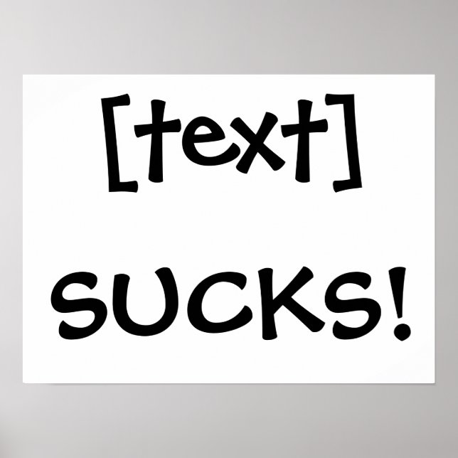 __Sucks! Poster (Framsidan)