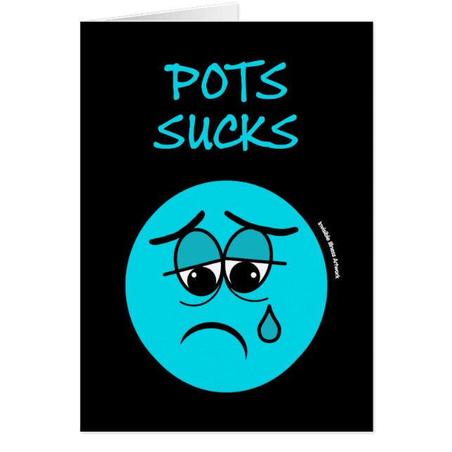 SUCKS...POTS HÄLSNINGSKORT (Framsidan)