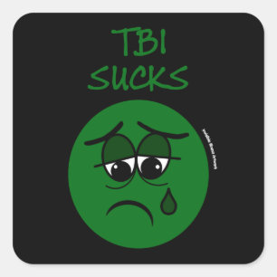 SUCKS...TBI FYRKANTIGT KLISTERMÄRKE
