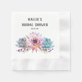 Suckulära Personlig Napkins Pappersservett