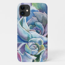 Suckulärt Echeveria"Blå himmel" iphone case