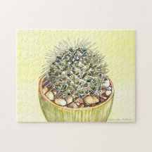 Suckulärt mammillaria-pussel