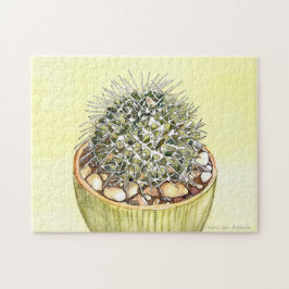 Suckulärt mammillaria-pussel pussel